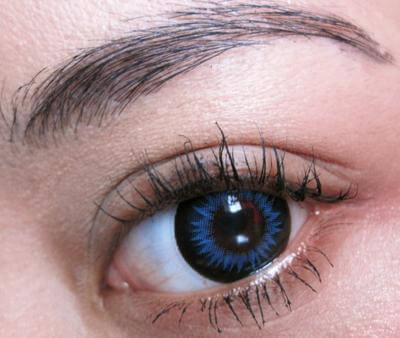 Blue Colored Contact