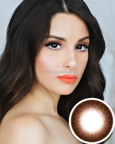GEO Brown Circle Lens JBN103 - CircleLensesUSA.com