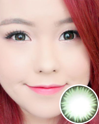 GEO Bella Special Green 2 Tone Circle Lens BS203 - CircleLensesUSA.com
