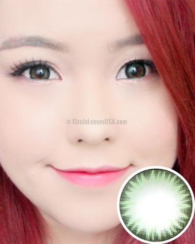 GEO Bella Special Green 2 Tone Circle Lens BS203 - CircleLensesUSA.com