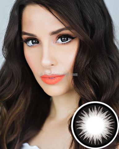 Geo Xtra Bella Grey 2 Tone Circle Lens WBS205 - CircleLensesUSA.com