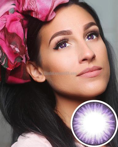GEO Bella Special Purple 2 Tone Circle Lens BS201 - CircleLensesUSA.com