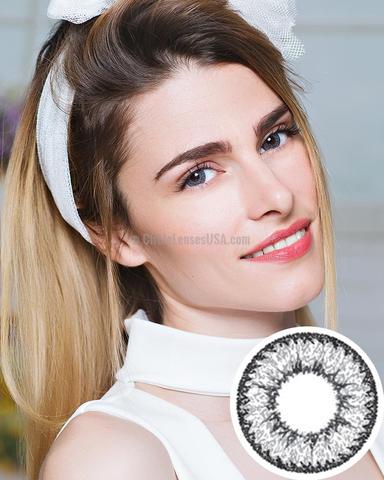 Geo Nudy Grey Circle Lens CH625 - CircleLensesUSA.com