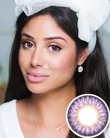 Geo Berry Holic Violet Circle Lens CM951 - CircleLensesUSA.com