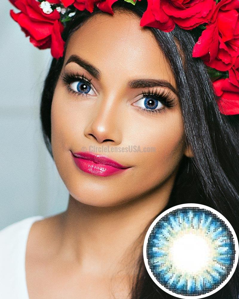 Geo Berry Holic Blue Circle Lens CM952 - CircleLensesUSA.com