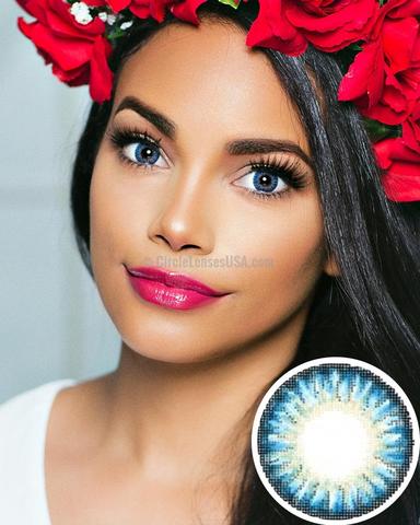 Geo Berry Holic Blue Circle Lens CM952 - CircleLensesUSA.com