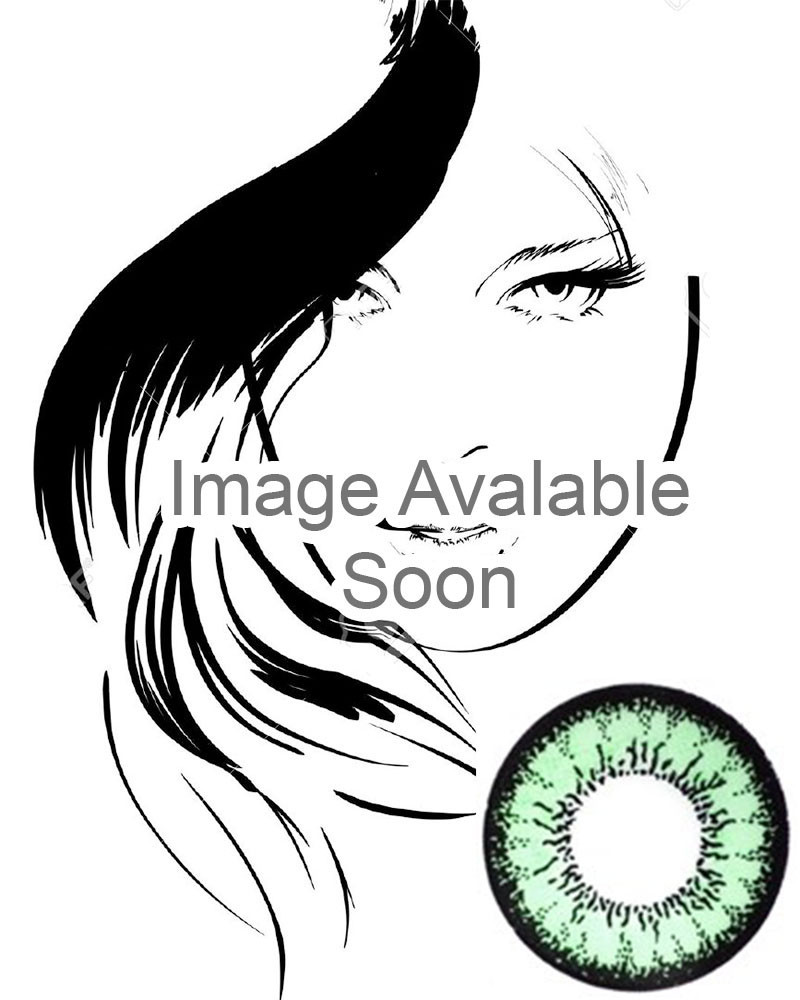 Geo Angel Green 2 Tone Circle Lens CM833 - CircleLensesUSA.com
