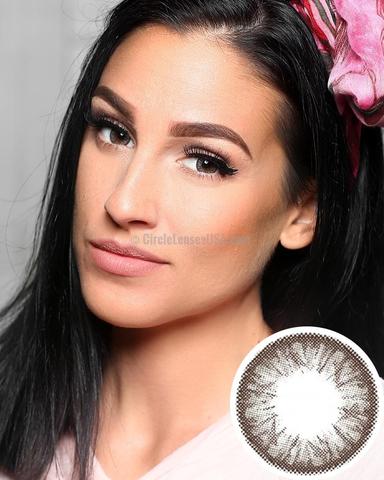 Geo Grang Grang Grey Circle Lens HC245 - CircleLensesUSA.com