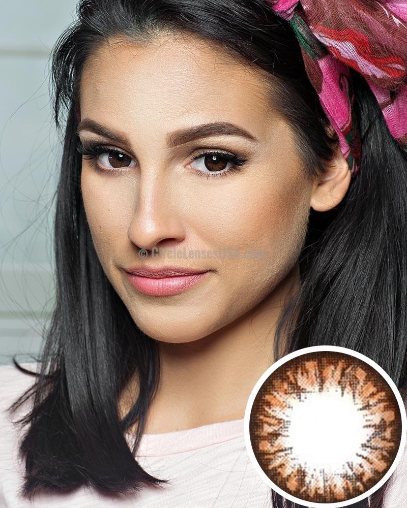 Geo Grang Grang Choco Circle Lens HC246 - CircleLensesUSA.com