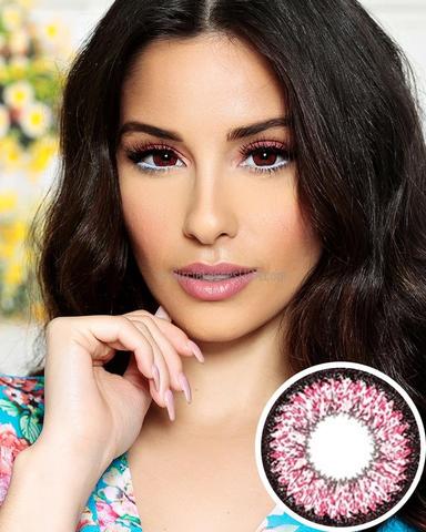 Geo Super Size Nudy Red Circle Lens WCH628 - CircleLensesUSA.com