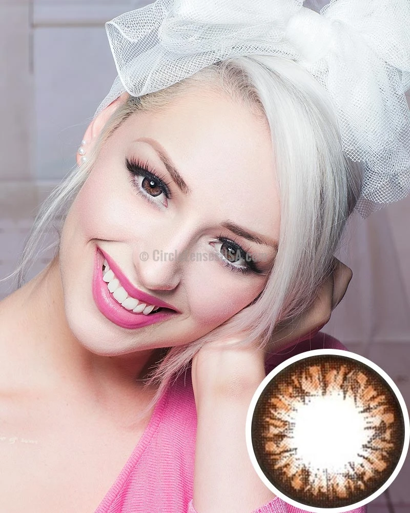 GEO Big Grang Grang Choco Circle Lens WHC246 - CircleLensesUSA.com