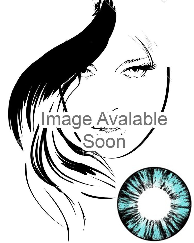 Geo Xtra Blue 2 Tone Circle Lens WTB62 - CircleLensesUSA.com
