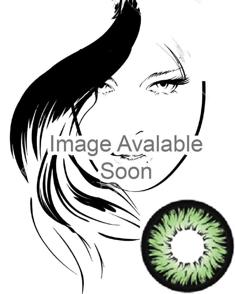 Geo Xtra Aster Green 2 Tone Circle Lens WTC13 - CircleLensesUSA.com
