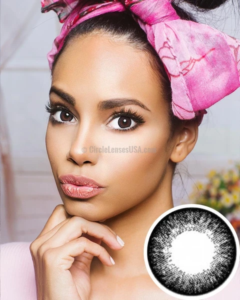 GEO Princess Mimi Starmish Black XKP100 - CircleLensesUSA.com